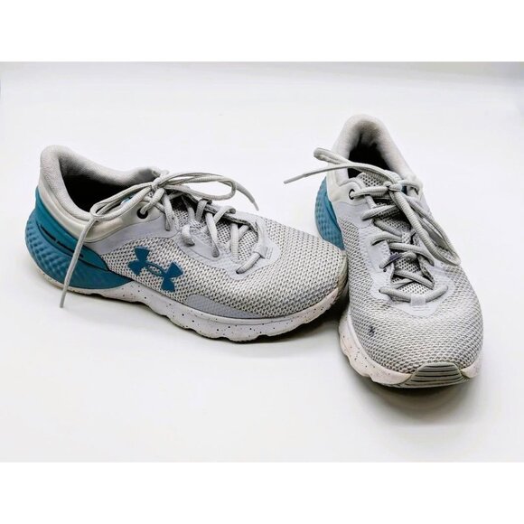 Under Armour Charged Escape Running Shoes Size 8 Gray/Blue - Picture 4 of 7